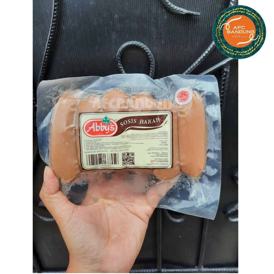 ABBYS Sosis Bakar 500gr Isi 12 Abby's Sausage