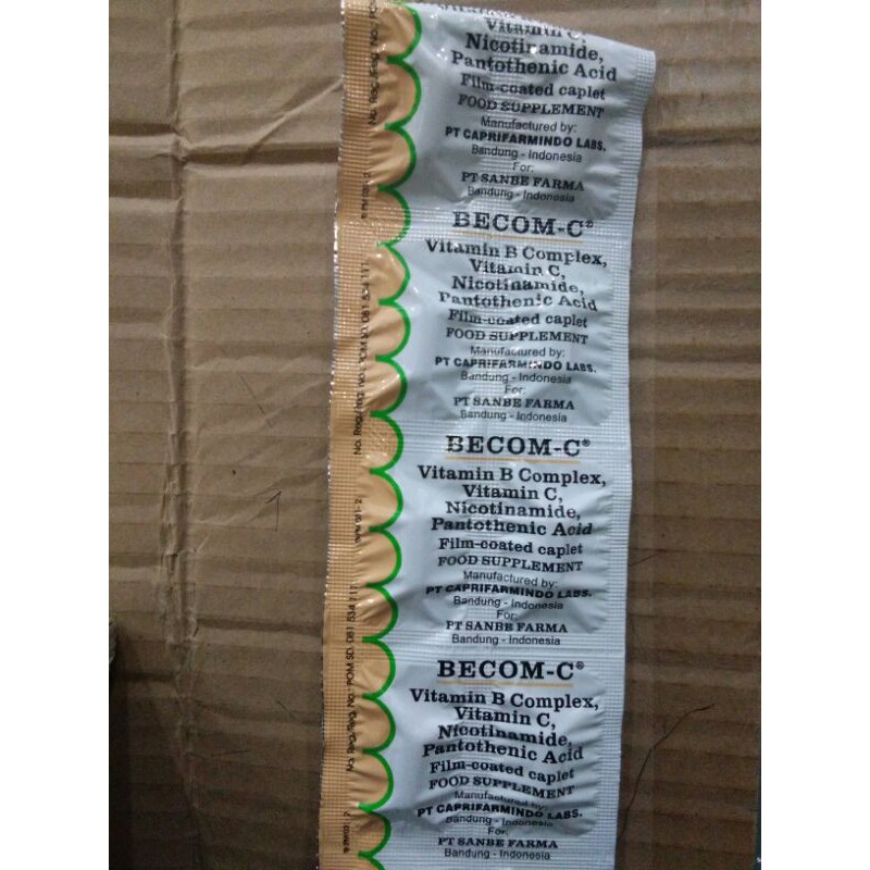 Becom C Strip 1 Box Isi 10 Strip