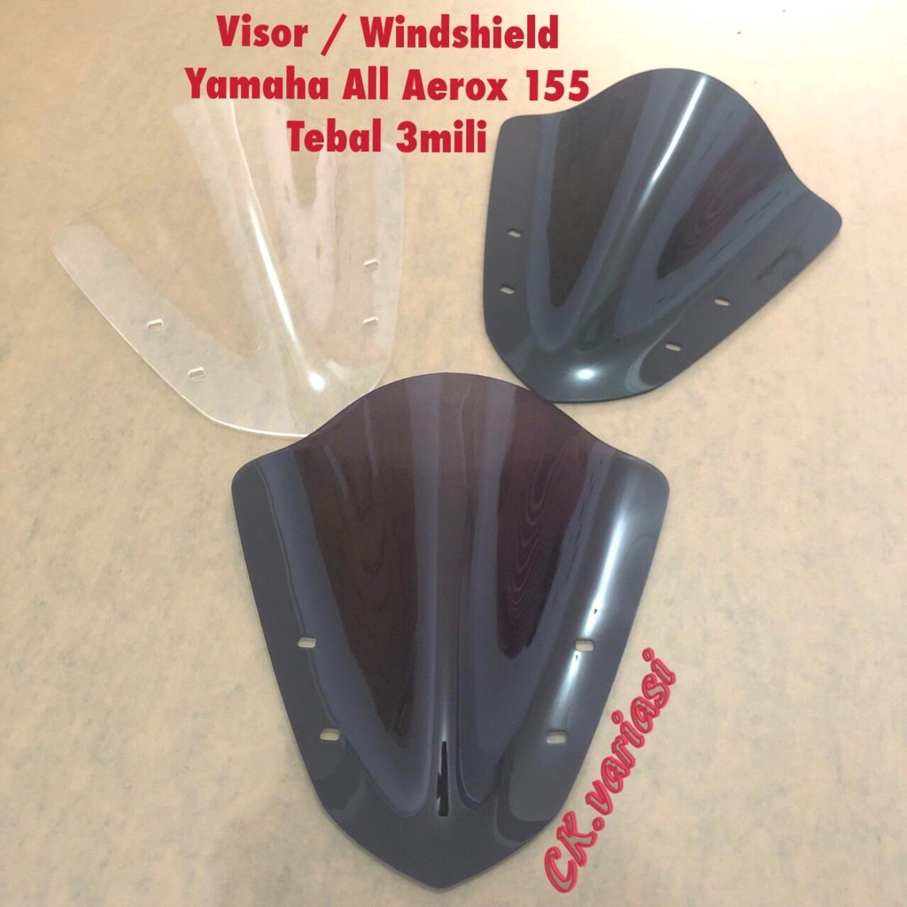 Visor Yamaha Aerox 155 connected / Windshield Yamaha All new Aerox 155 connected