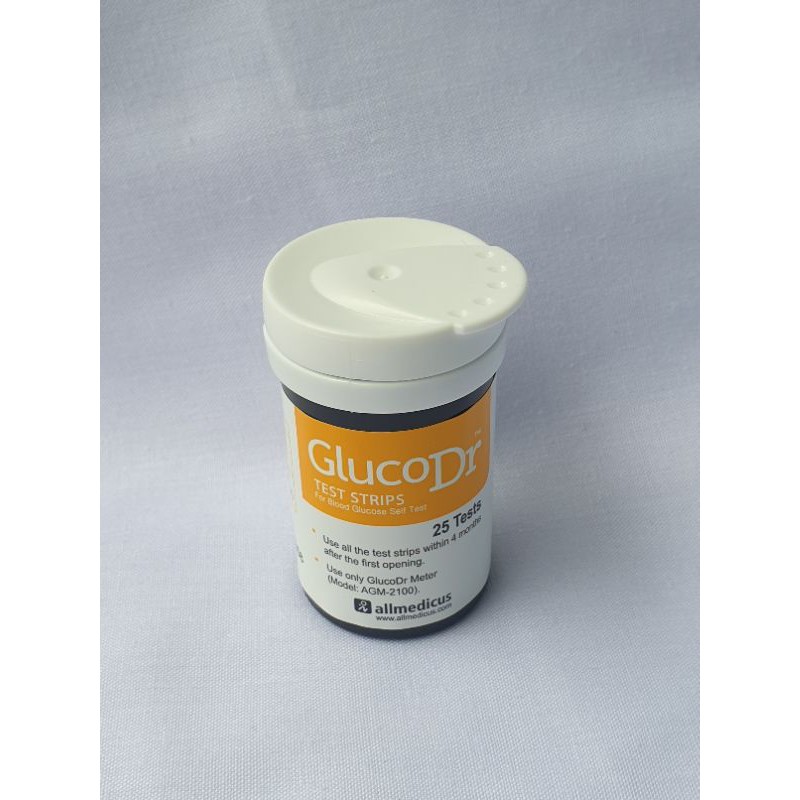 Strip Gluco Dr Code 8 AGM 2100 Biosensor Stik Gluco Dr Stik Gula Darah Gluco Dr