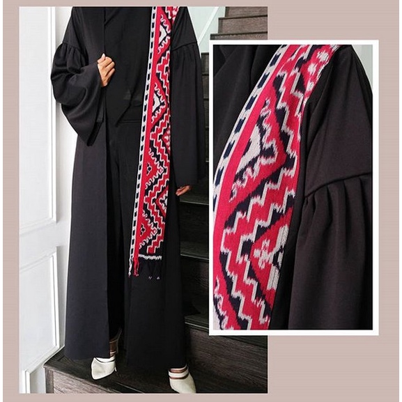 RECOMENDED ZASKIA SUNGKAR JAKARTA -HANUM OUTER BLACK - NAVY