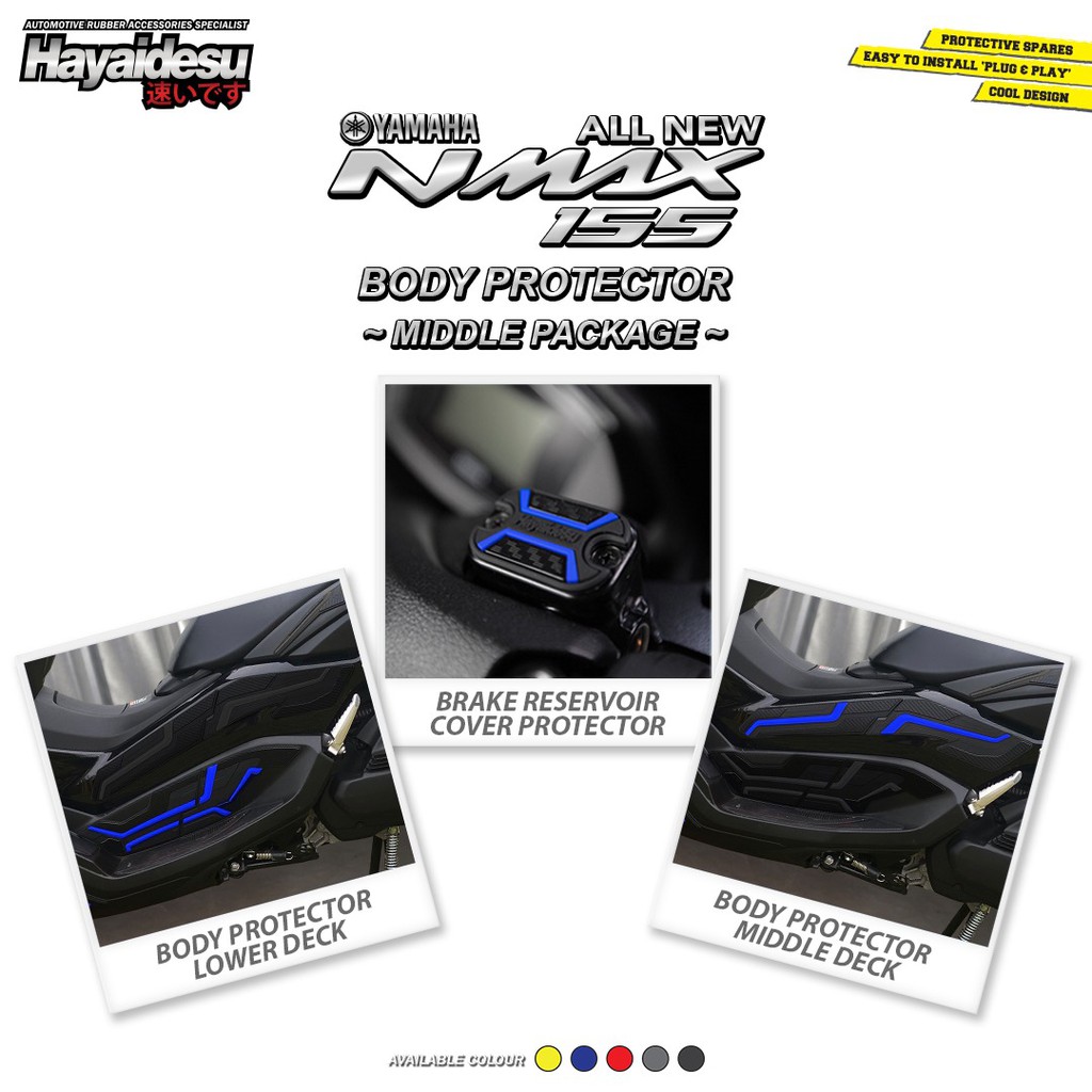 

Hayaidesu All New Nmax 2020 PAKET HEMAT Middle Package Body Protector