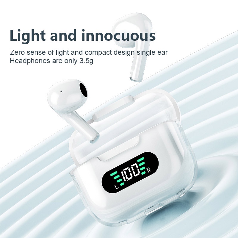 M16 PRO HIFI Stereo Smart Digital Display Gaming No Delay Headset Bluetooth Ultra-Long Battery Life Sweat-proof Wireless Earphone