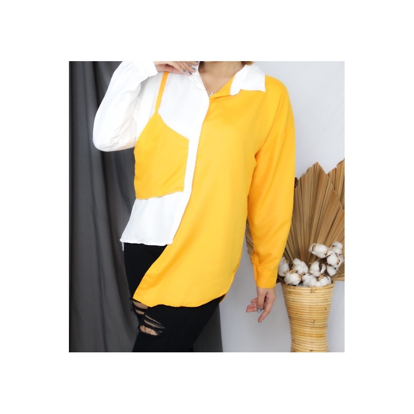 Lucky Blouse / Chess Playfull Assymetrical Top / Blouse Wanita