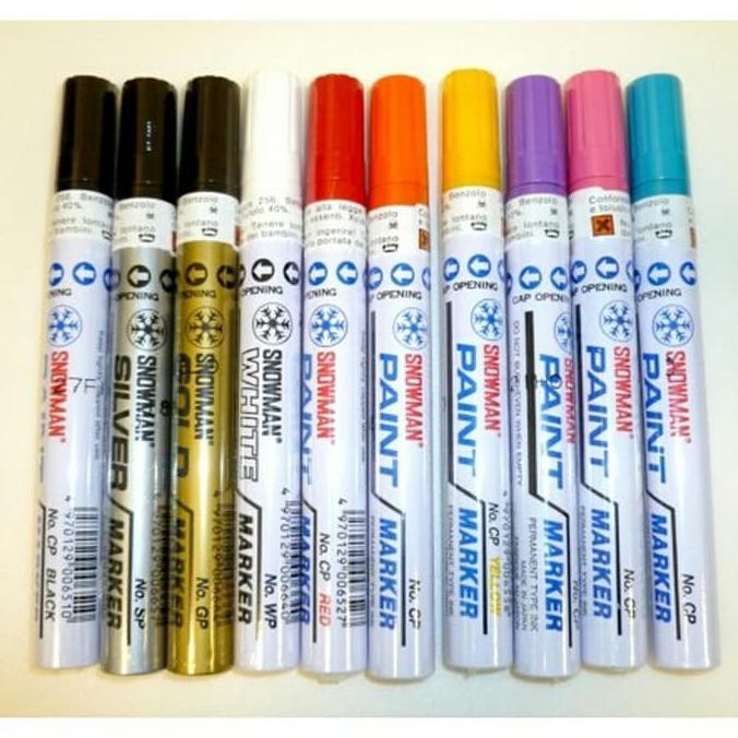 

PAINT MARKER/SPIDOL PERMANENT ANTI LUNTUR SNOWMAN PALING MURAH