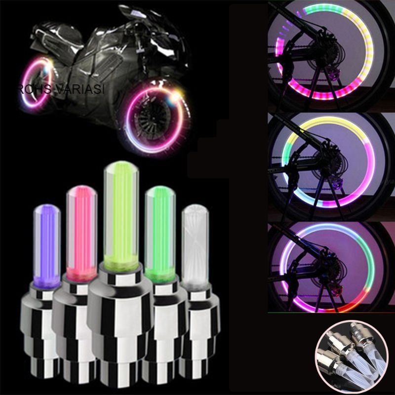 tutup pentil lampu / lampu stick pentil roda waterprof