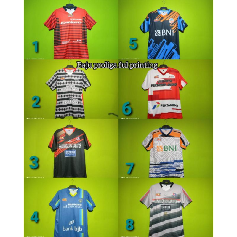 KAOS VOLLY CLUB PROLIGA FULL PRINTING JUAL ECER
