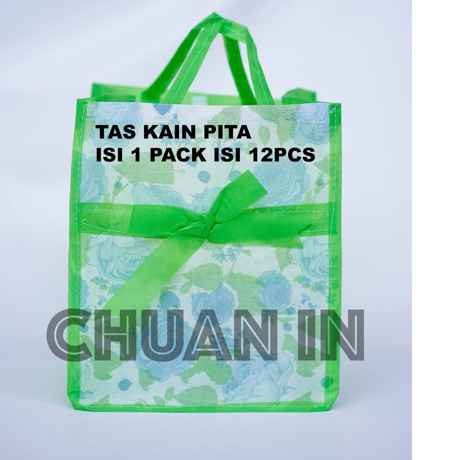 

Tas Kain Pita untuk dus box makanan Uk 20x20cm goodie bag acara hajatan ✓