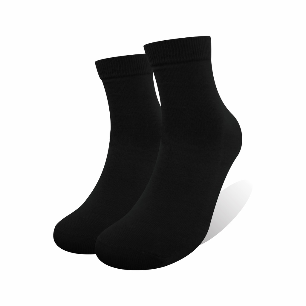Kaos Kaki Kantor  (Bahan Katun)  / Unisex / Formal / Kantor-FORMAL HITAM