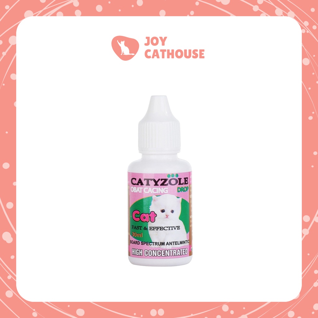 CATYZOLE DROP - Obat Anti Infeksi Cacing Kucing Cat Kitten 30ml