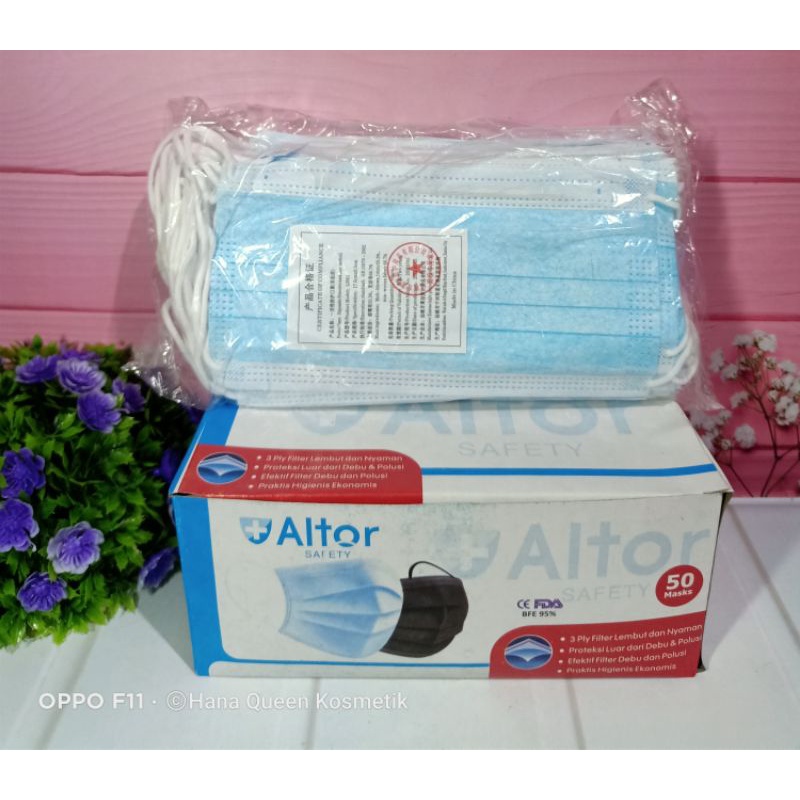 Masker Altor 3 ply isi 50 pcs