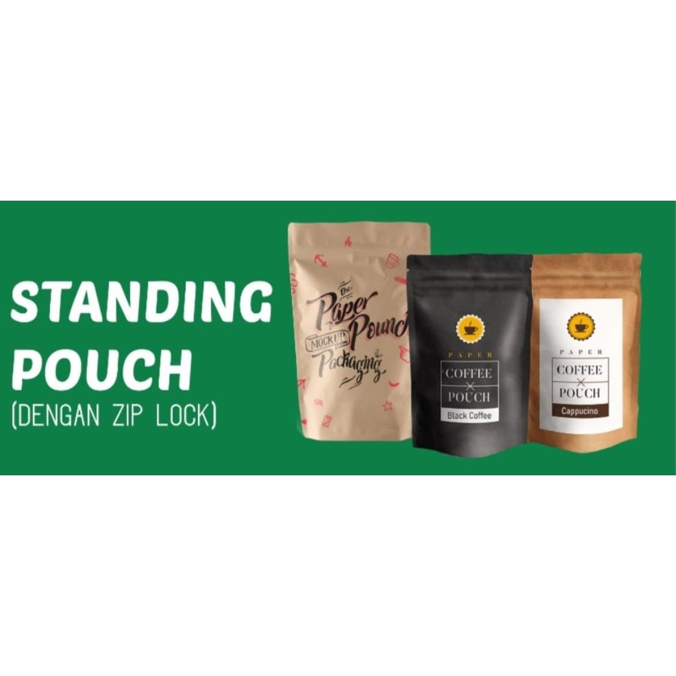 

KEMASAN STANDING POUCH KEKINIAN CUSTOM DENGAN ZIP/ZIPLOCK