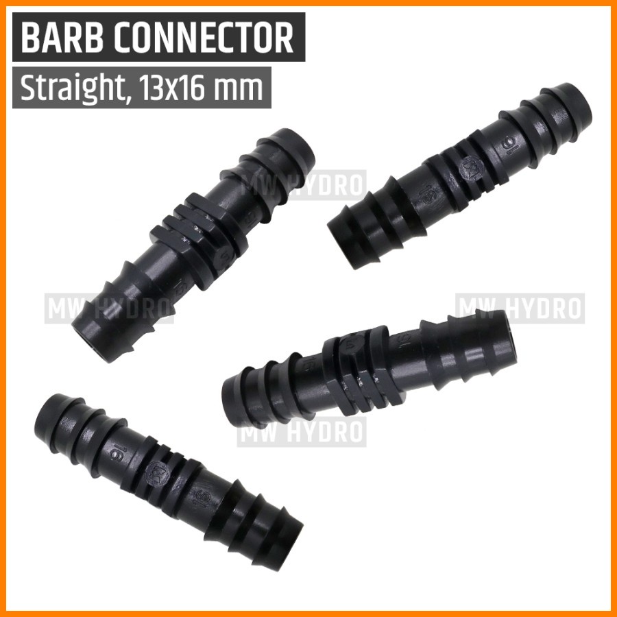 10 pcs Connector Lurus 13mm/16mm