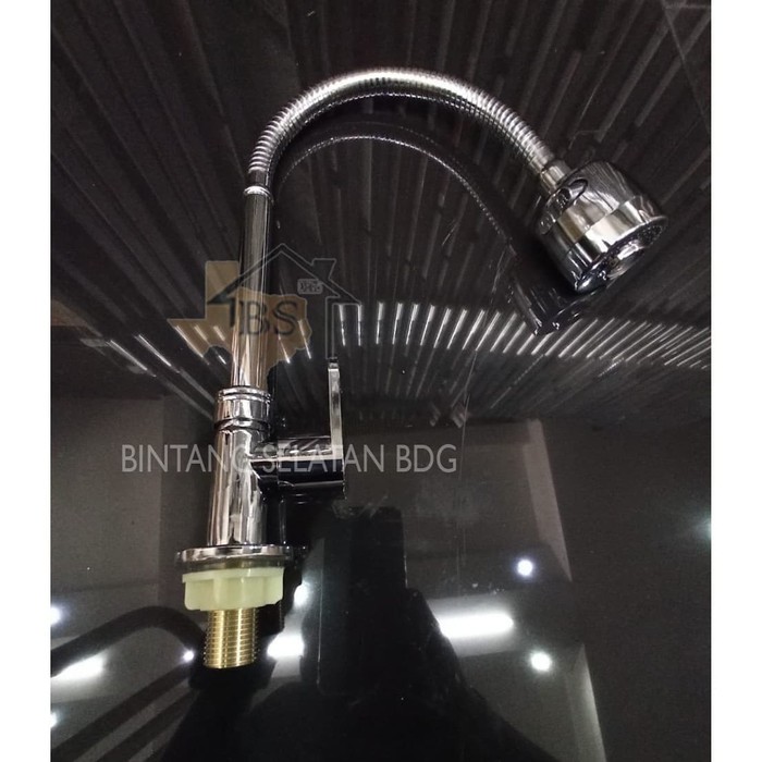 KRAN SINK KRAN BAK CUCI PIRING SINGLE LEVER KITCHEN FLEXIBLE EKONOMIS