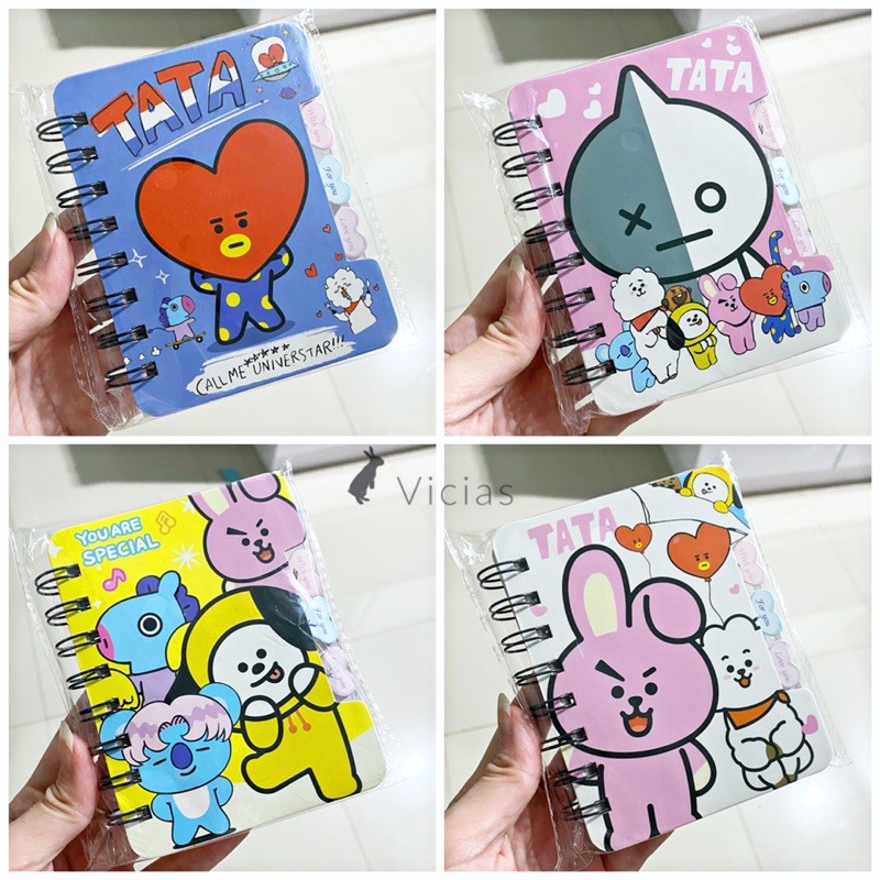 

Buku Notes Book BT21 ARMY Korea KPOP Tata Cooky Chimmy