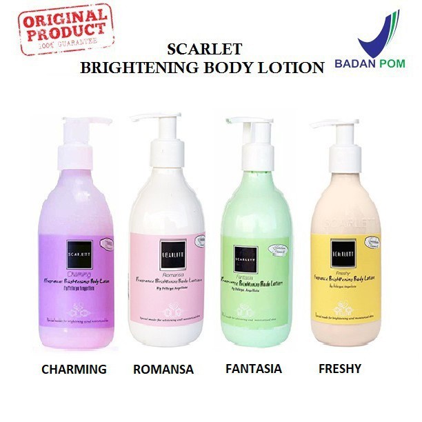Jual Scarlett Body Lotion Original 300ml Indonesia