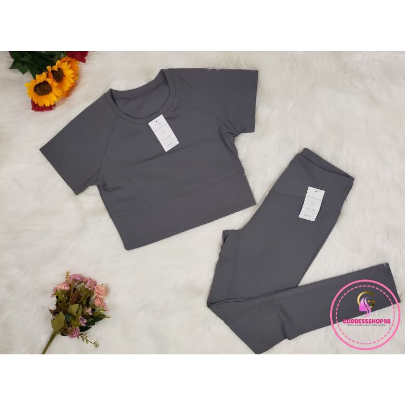 Setelan Baju Olahraga Wanita / Pakaian olahraga Wanita Baju senam zumba yoga gym / Pakaian Baju Senam Yoga Fitness / Baju Olahraga Gym