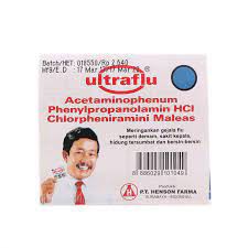 Ultraflu Tablet 4's, Ultraflu Extra 4's - Obat Flu, Obat Pilek