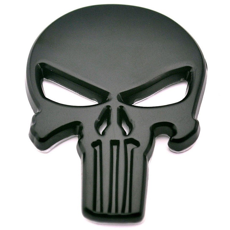 Stiker Emblem Motif Tengkorak 3d Bahan Metal Warna Hitam Untuk Motor Dan Mobil Shopee Indonesia