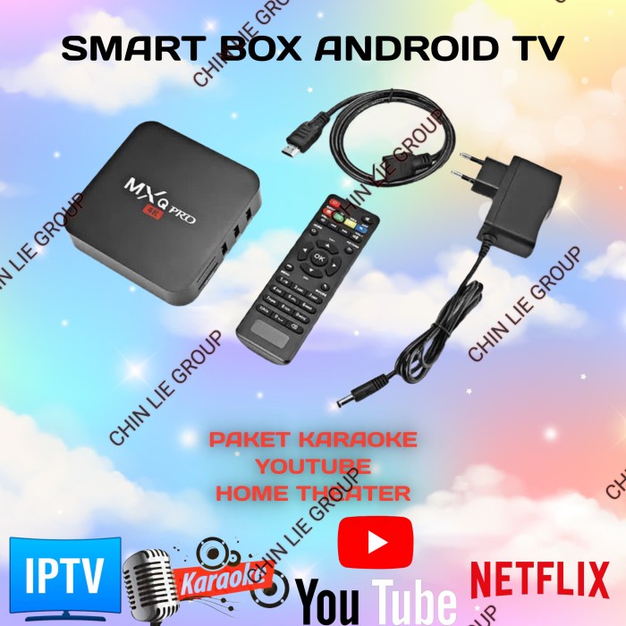 Paket Karaoke Amplifier Digital Smart Box Android BERGARANSI