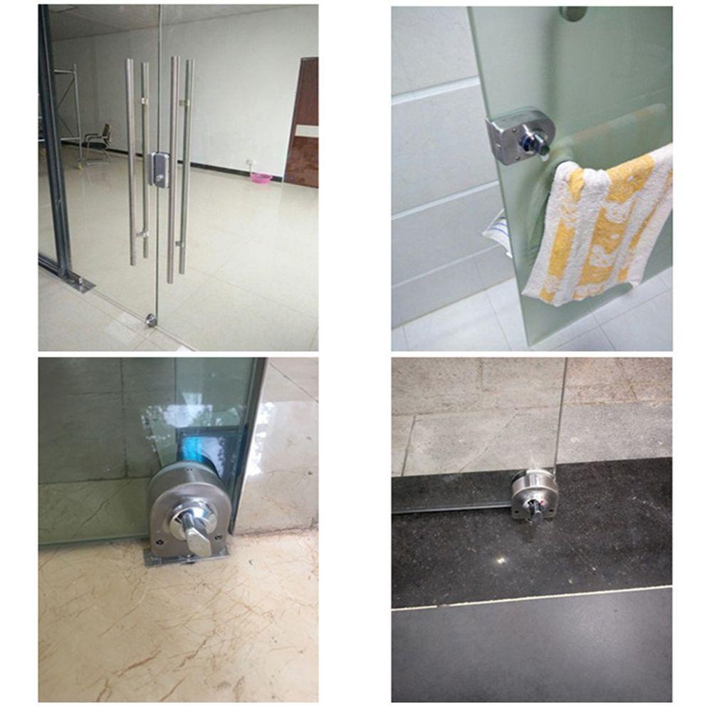 Kunci Pintu Kaca TOP Toilet Shop Keyless Anti Maling Single Bolt