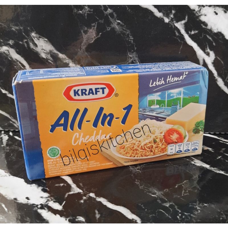 

keju kraft all in1 cheddar 165gr