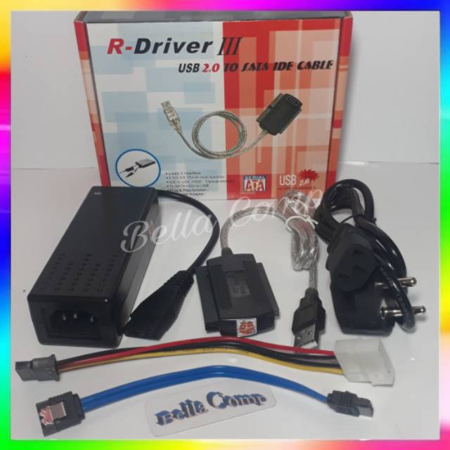 R-DRIVER III KABEL USB TO IDE SATA ADAPTOR usb ide sata 2.0 rdriver cable usb ide sata III