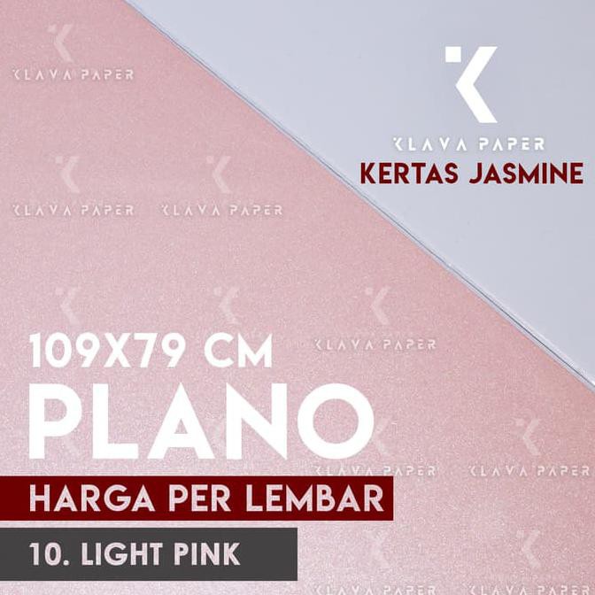 

Kertas Jasmine Plano 109 x 79cm Light Pink 190 gsm