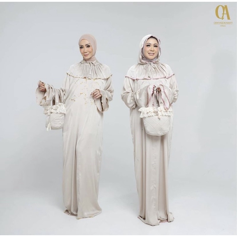 MUKENA PONCO BEIGE - OKKY ASOKAWATI