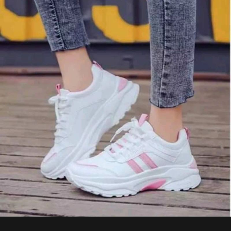 YASMINALSHOP11- Sepatu sneakers kets plat fashion tali