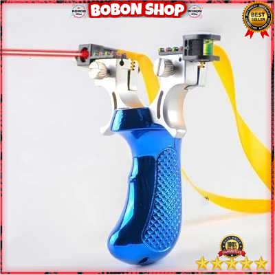 Ketapel Berburu Plintengan Burung Ikan dengan Laser