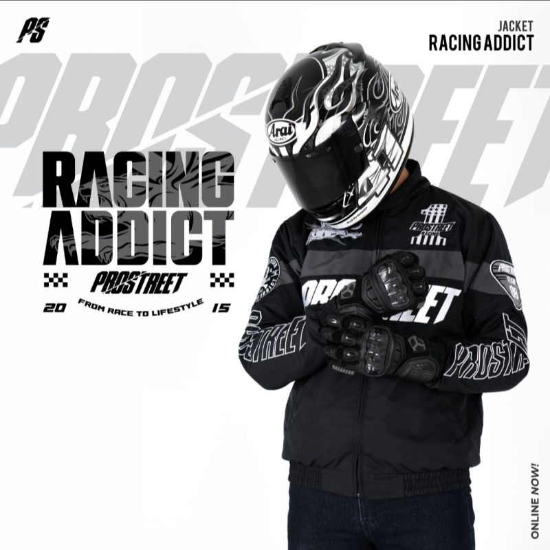 JACKET | PROSTREET | RACING ADDICT | NIGHT RIDER | BLACK | PREMIUM | ORIGINAL