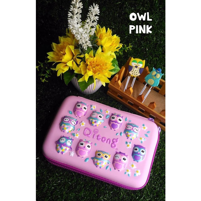 

Sale!!! Kotak Pensil Hardcase / Pencil Organizer Ukuran Besar - Qitong Owl Promo