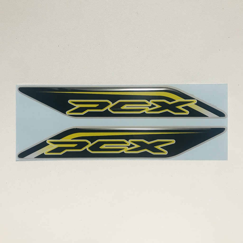 Stiker HONDA PCX125 PCX150 Emblem Timbul Lentur 3D TERBARU