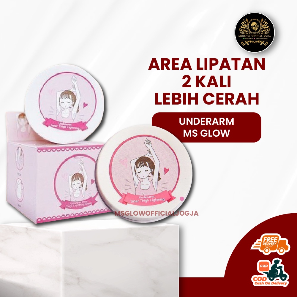 UNDERARM msglow | MS GLOW jogja | pemutih ketiak | pemutih selangkangan