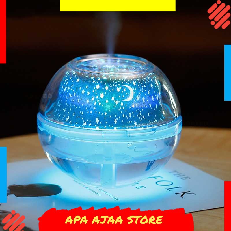 Paling Dicari ! Taffware HUMI Humidifier LED Night Projection Lamp 500ml - HUMI H99