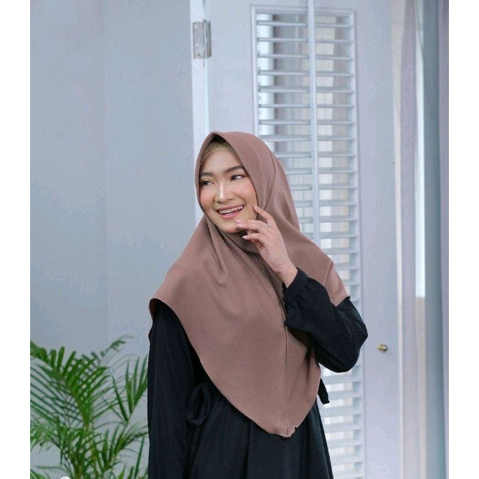 Jilbab Bergo Kamila Jersey / Hijab Instan / Jilbab Jersey Menutup Dada / jilbab instan Jersey