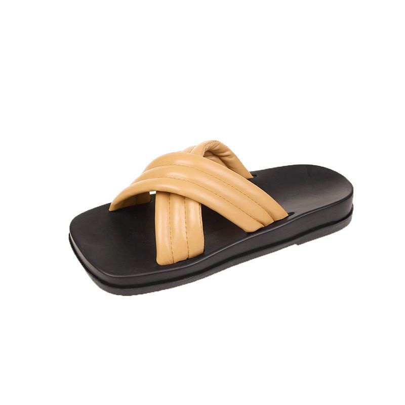 Permata Sandal Slip On Wanita Import NF2019 Sandal Tali Silang Casual Premium Quality