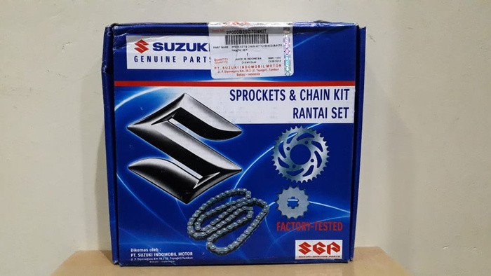 (Gear Paket) Gearset Satria FU 150 New 2013 SGP (Asli Suzuki)