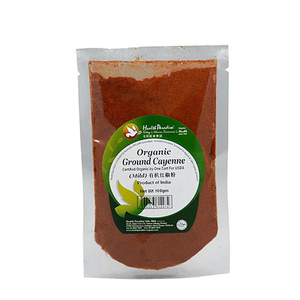 

Healthy Paradise, Organic Cayenne Powder Mild (100gr)