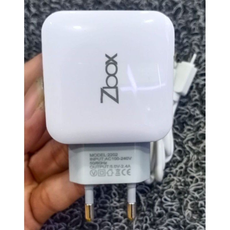 Charger ZBOX A2202 Fast Charging 2.4A Dual USB Micro