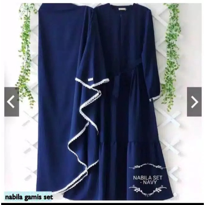 NURE NABIL SET HIJAB M L XL