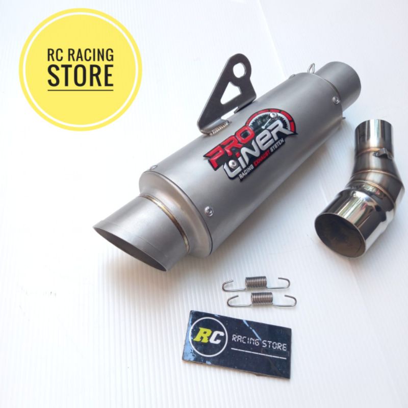 PROLINER TR1 Sandblass Silincer Slip On Ninja250fi - Ninja250 Karbu - Ninja250 2018 - R25 - Mt25