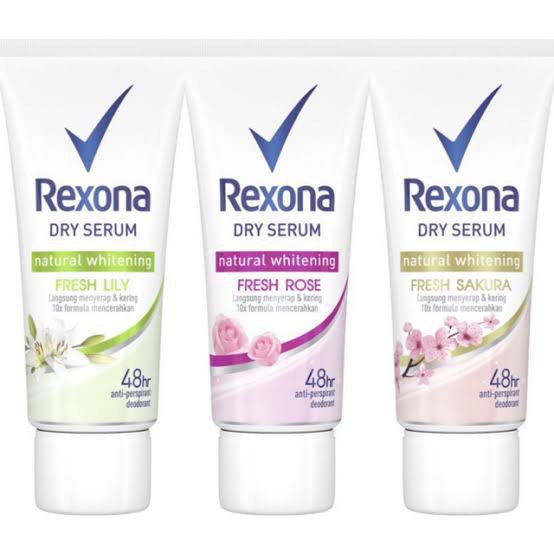 REXONA Deodorant Dry Serum Natural Whitening 50ml - Fresh Rose/Fresh Sakura