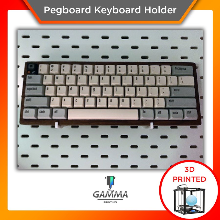 Pegboard SKDS Keyboard Display Stand Holder Hook Rak Shelf