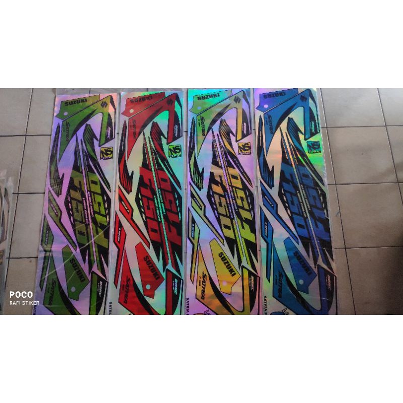 striping satria fu facelift hologram