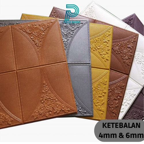 PALING MURAH  Wallpaper Dinding FOAM Timbul 3D Motif Kamar Classic BEST SELLER