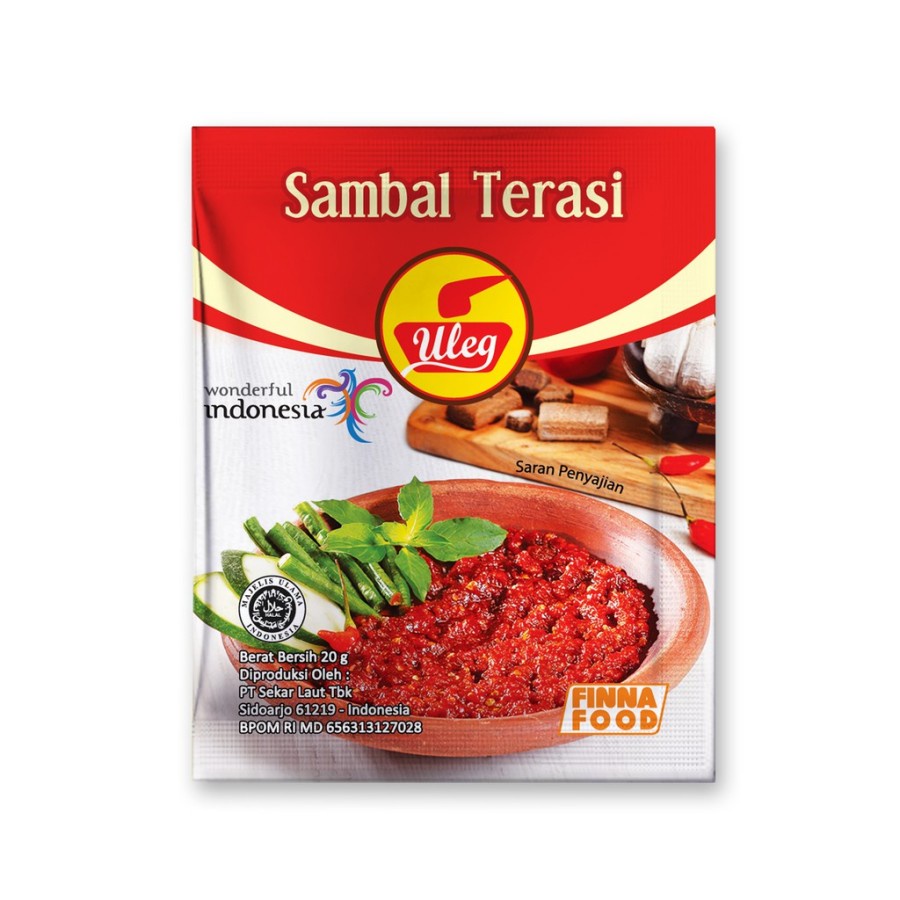 

Sambal Terasi Uleg 10 Sachet 20 Gr