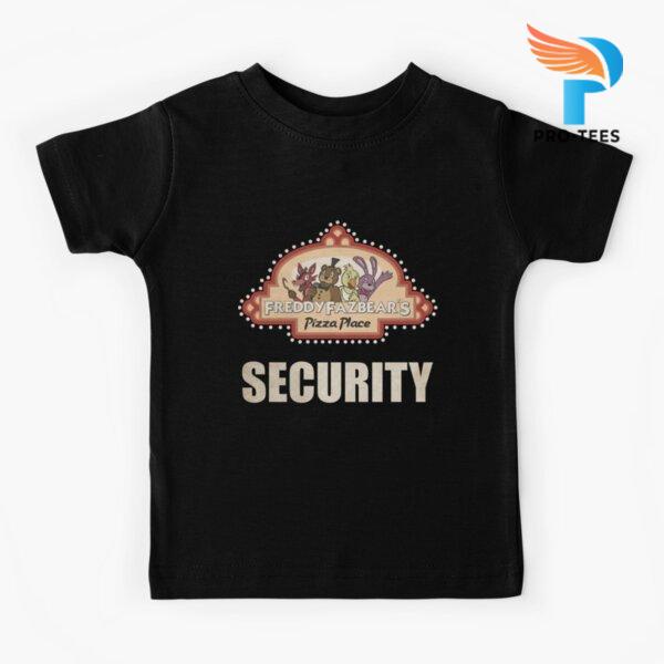 Kaos Baju Anak Five Nights at Freddy's - FNAF - Freddy Fazbear's Security Logo #282