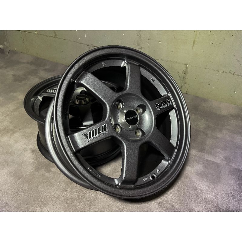 VELG TE37 RING 15 GUNMETAL PCD 4x100